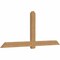 Ekena Millwork Eugene Smooth Timber Gable Bracket, Western Red Cedar, 96"W x 40"H x 3 1/2"D x 5 1/2"F, 10/12 Pitch GBW096X40X0406EUG00SWR - alternate 4